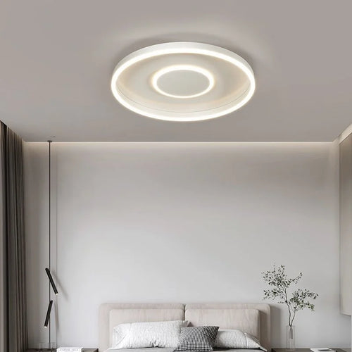 plafonnier led décoratif circulaire pour intérieur moderne - vue 3 sur 13