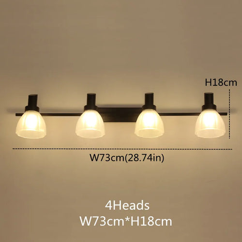 applique murale vintage led avec abat-jour en verre bronze - vue 11 sur 19