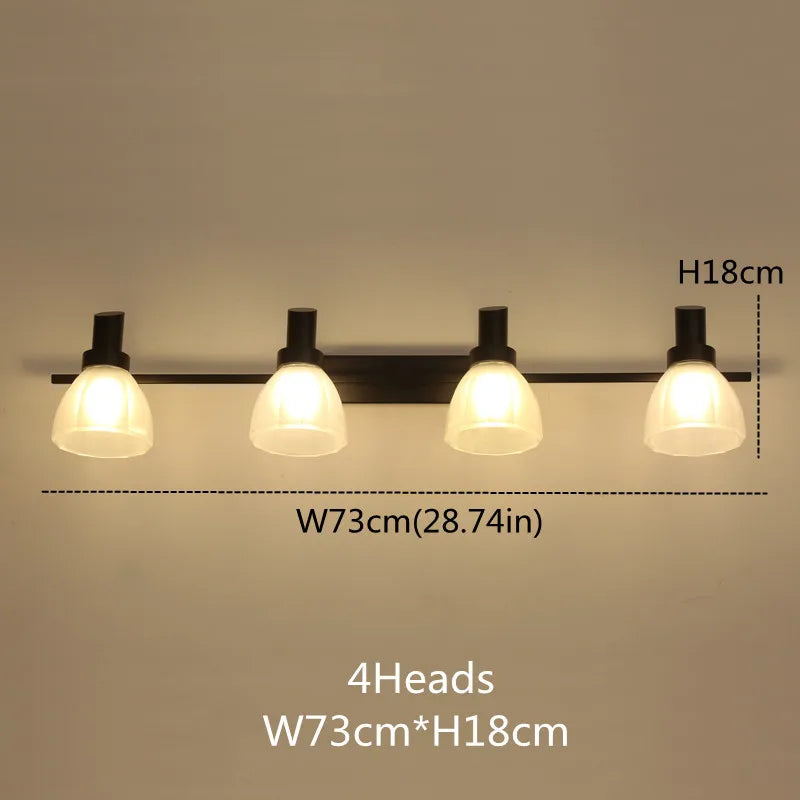 applique murale vintage led avec abat-jour en verre bronze - vue 11 sur 19