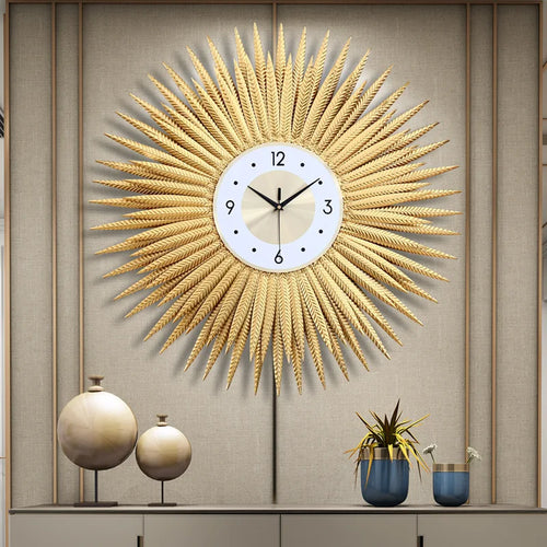 horloge murale moderne design quartz décoration intérieure élégante - vue 2 sur 5
