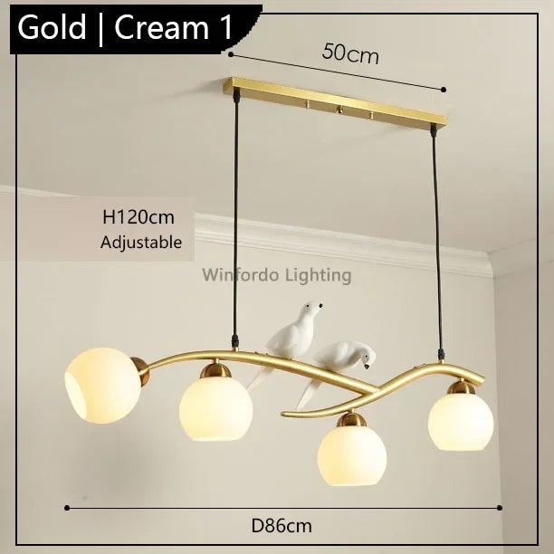 suspension design moderne forme oiseau scandinave décoratif winfordo - vue 11 sur 18