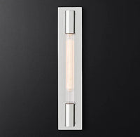 applique murale décorative en cuivre chrome noir rétro design intérieur