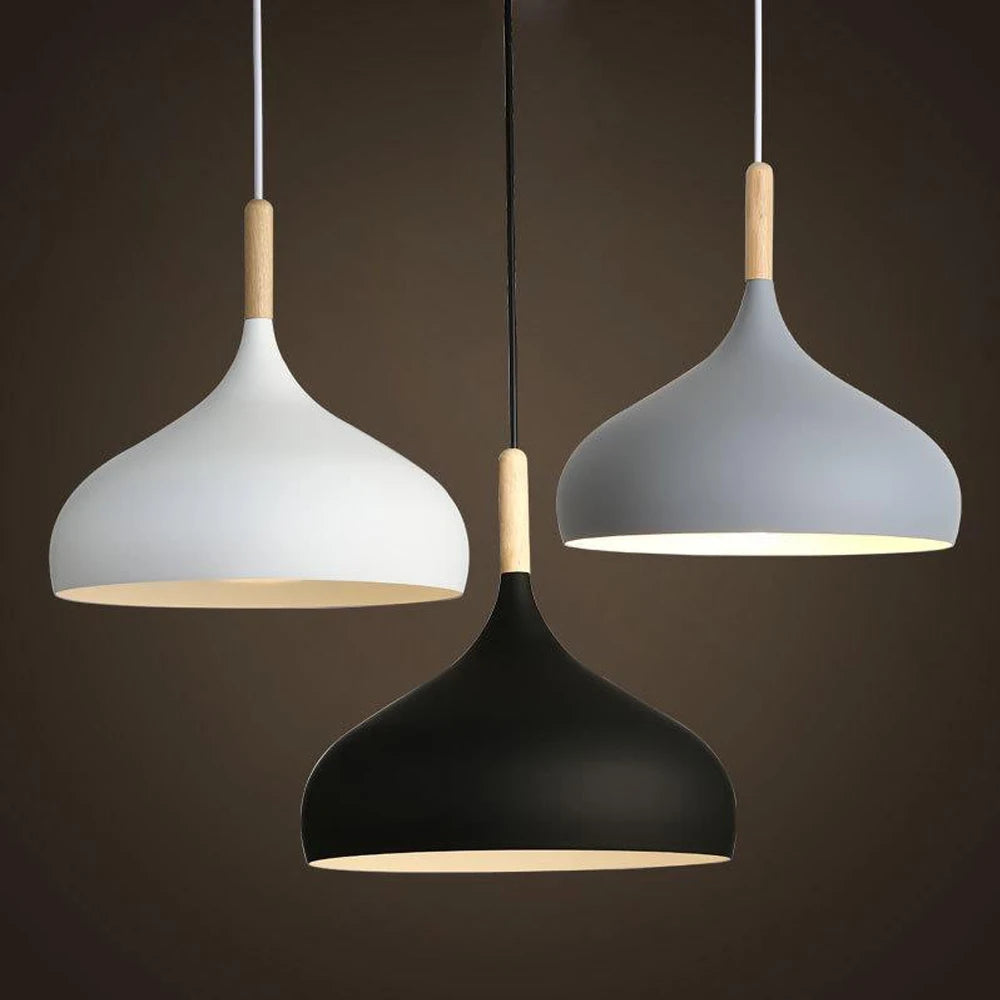 Suspension nordiques lampes de plafond multicolores modernes luminaires suspendus Bar café chambre cuisine salle à manger Restaurant - vue 2 sur 17