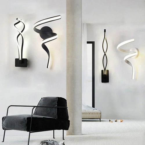 applique murale led moderne pour décoration intérieure élégante - vue 5 sur 10