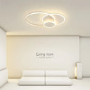 plafonnier Anneau moderne LED Simple variateur intelligent pour chambre à manger salon Hall éclairage intérieur