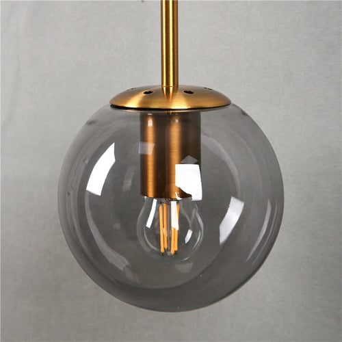 applique murale led vintage post-moderne boule de verre nordique - vue 5 sur 15