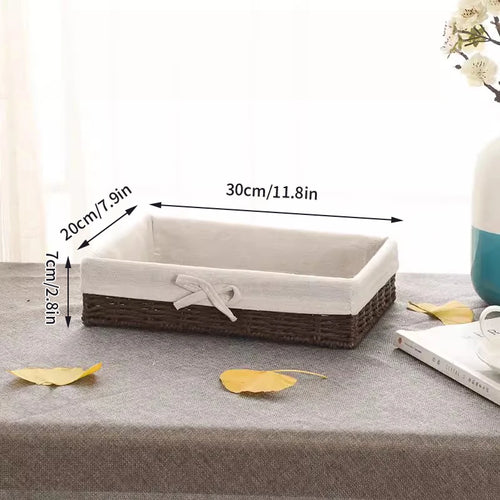 panier de rangement décoratif pour cosmétiques et fournitures - vue 12 sur 17