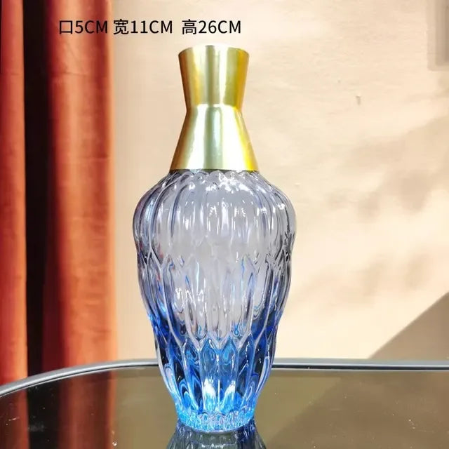 vase en verre décoratif pour arrangements floraux modernes - vue 9 sur 16