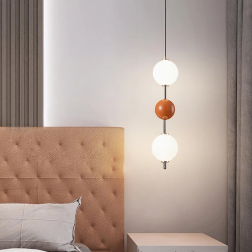 suspension en verre lumineux pour décoration intérieure moderne - vue 2 sur 12
