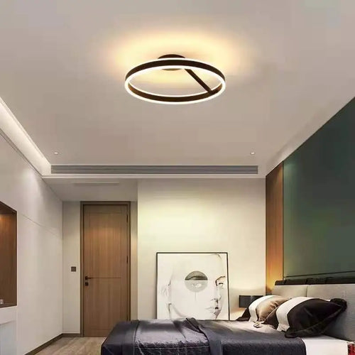 Anneau nordique Led lustre de plafond réglable pour piste salle à manger salon Table centrale chambre suspension lumière décor Lustre luminaire - vue 5 sur 12
