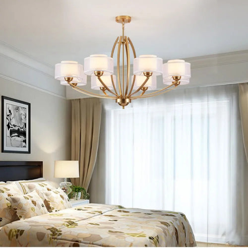 plafonnier led moderne de luxe nordique décoration maison - vue 2 sur 8