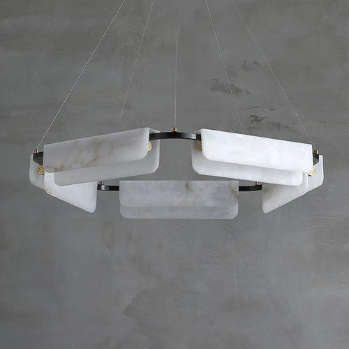 suspension en marbre espagnol de luxe en bronze - vue 3 sur 7