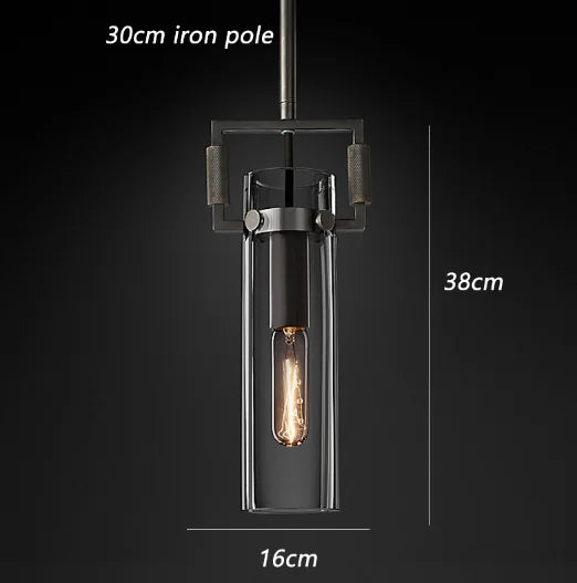 suspension industrielle en verre pour décoration intérieure - vue 13 sur 15