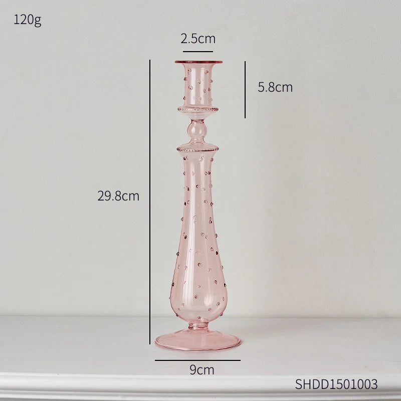 bougeoir en verre créatif pour décoration moderne et élégante - vue 9 sur 10