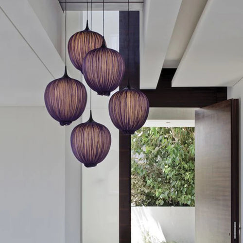 lampe suspendue lanterne chinoise classique décorative - vue 5 sur 9