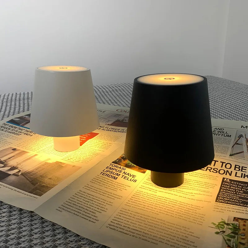 lampe bouteille vin table charge portable - vue 3 sur 7