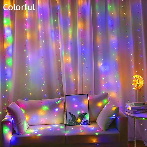 guirlande lumineuse led décorative avec télécommande pour noël