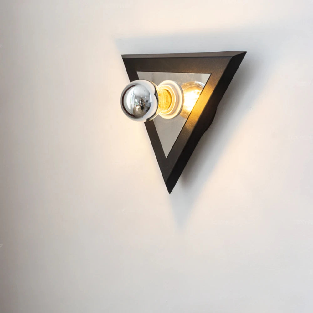 applique murale led triangulaire moderne pour décoration intérieure - vue 4 sur 7