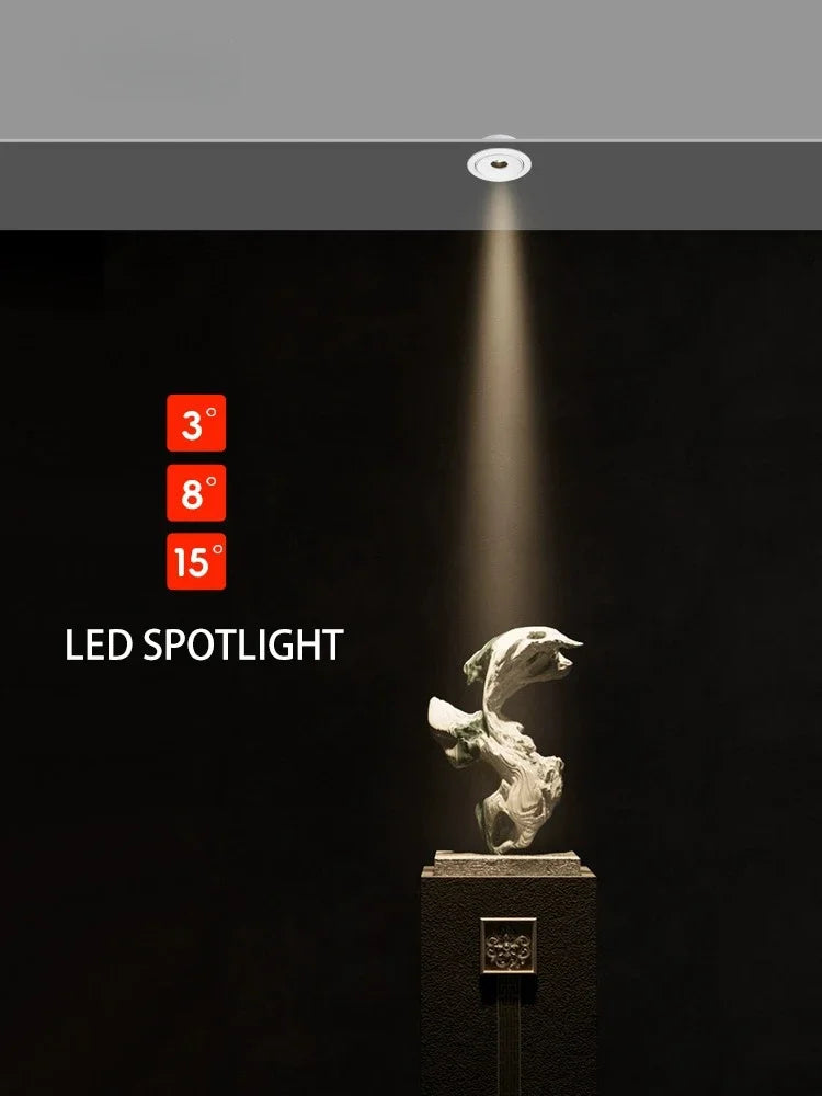 spot led ultra fin à angle de faisceau pour éclairage intérieur - vue 3 sur 24