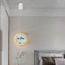 lustre créatif double tête style nordique sables mouvants