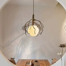 lustre suspendu en forme de branche d'arbre à led décor rétro