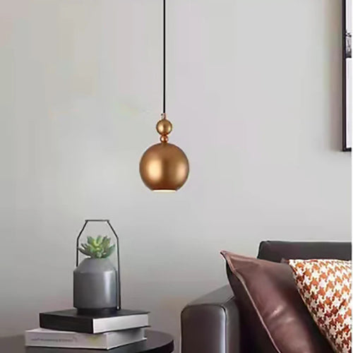 suspension vintage en cuivre avec 	 réglable - vue 4 sur 8