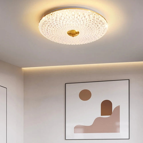 plafonnier led moderne rond pour éclairage intérieur élégant - vue 3 sur 13