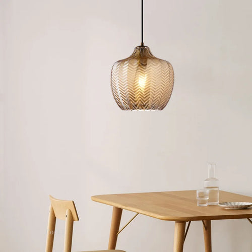 lampe led suspendue en verre design moderne pour espaces divers - vue 4 sur 14