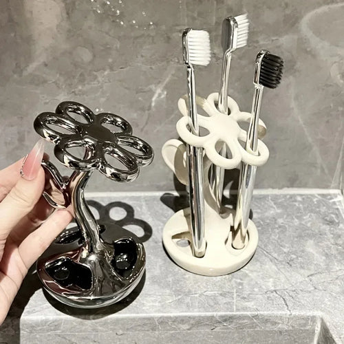 support de rangement élégant pour brosses et maquillage - vue 5 sur 9
