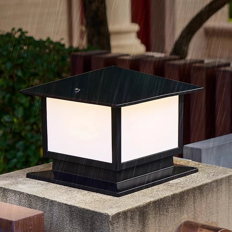Lampe pilier LED étanche E27 - vue 4 sur 20