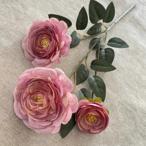 branche de lotus artificielle pour décoration de jardin et balcon - vue 2 sur 10