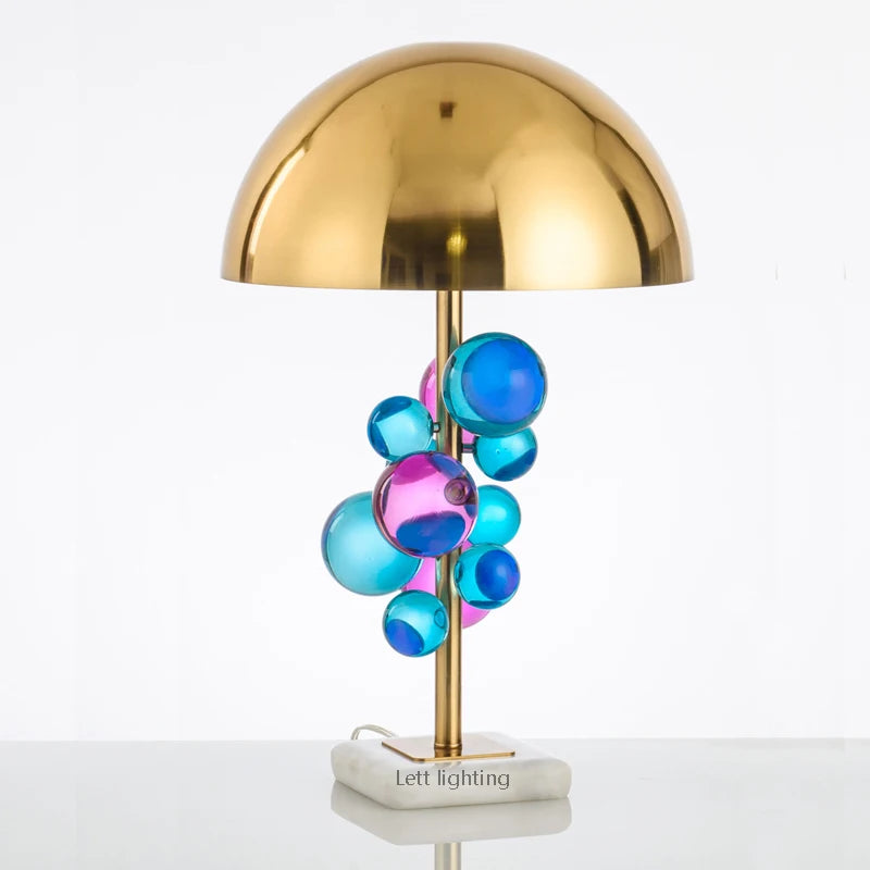 lampe à poser en cristal design pour intérieur moderne - vue 8 sur 8