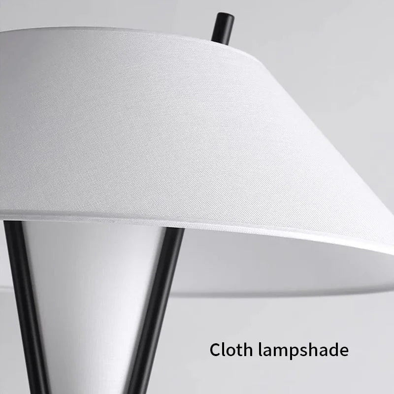 lampadaire led moderne avec interrupteur au pied pour décoration maison - vue 5 sur 7