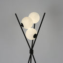 lampadaire lune led 3d design nordique trépied décoration