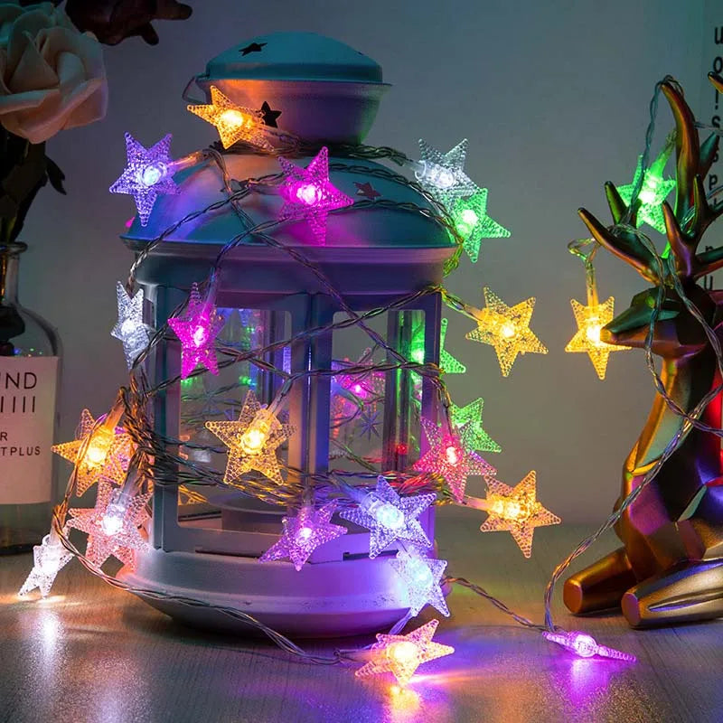 guirlande lumineuse led avec télécommande pour décoration festive extérieure - vue 6 sur 15