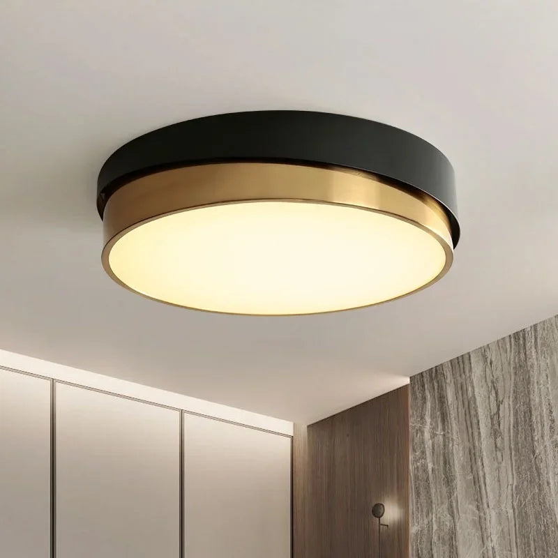 lustre doré led de luxe moderne pour éclairage intérieur - vue 3 sur 7