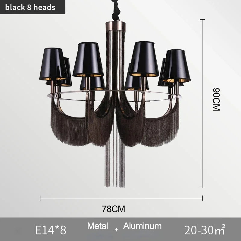 lustre de luxe moderne pour mariage avec lumières intégrées - vue 13 sur 14