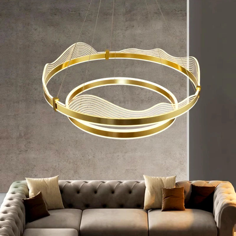 suspension moderne pour éclairage intérieur design élégant - vue 3 sur 17