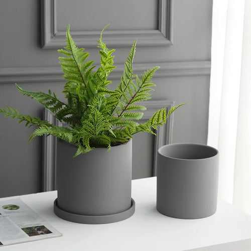 pot de fleurs en céramique pour plantes succulentes et bonsaïs - vue 5 sur 26