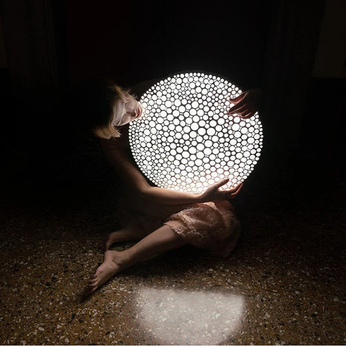 plafonnier led minimaliste en nid d'abeille créatif et élégant - vue 4 sur 12