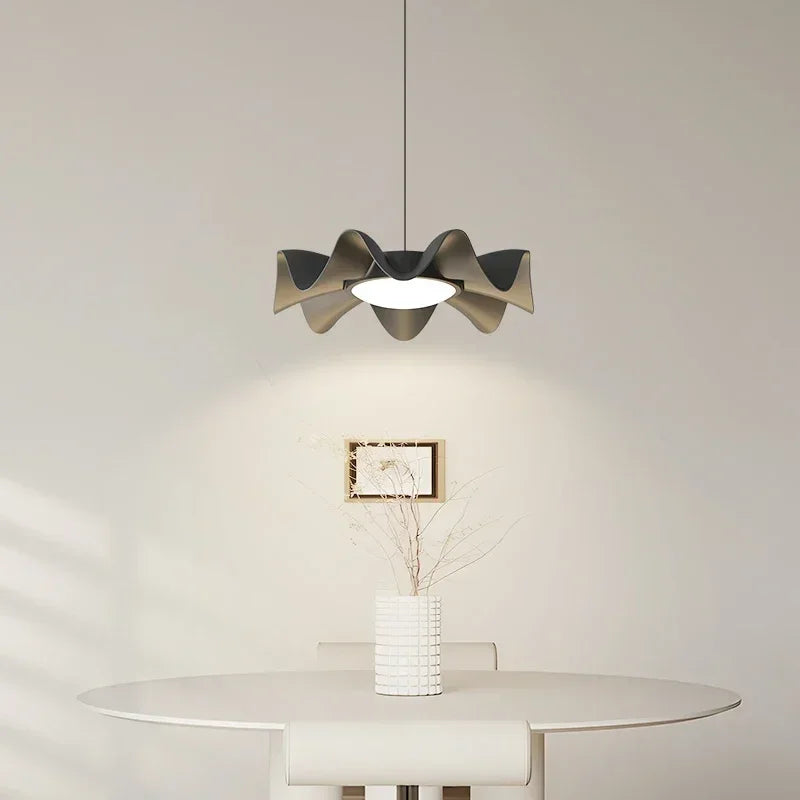 suspension à led moderne pour décoration intérieure nordique rétro - vue 6 sur 8