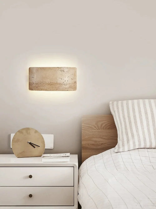 applique murale led wabi-sabi étanche pour jardin extérieur - vue 3 sur 8
