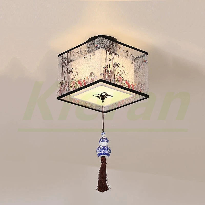 plafonnier led moderne simple lotus oiseau pour hôtel ktv - vue 10 sur 30