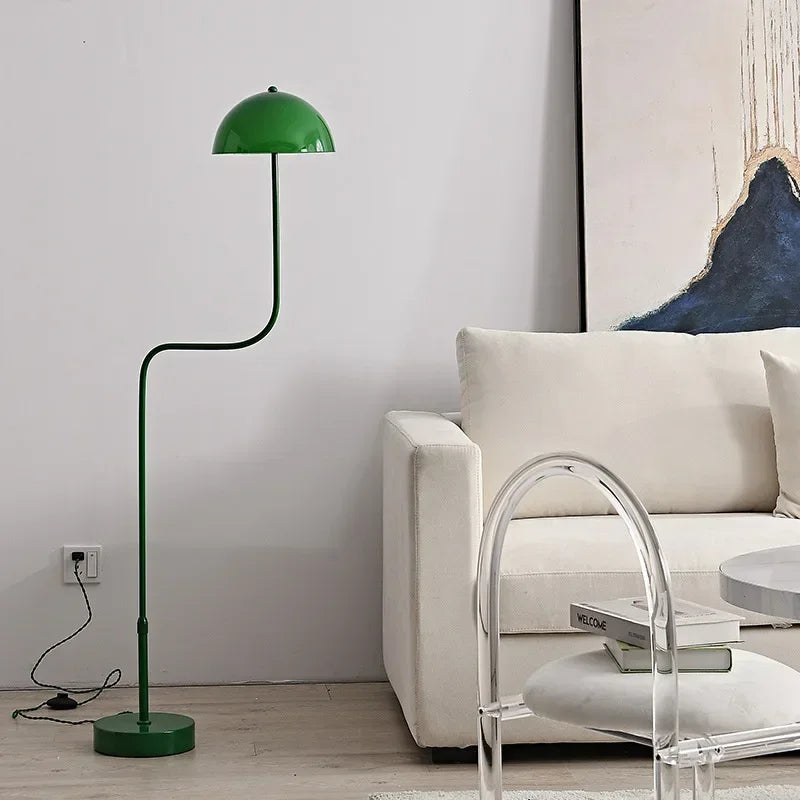 lampe à poser design en forme de germe de soja en verre - vue 2 sur 10