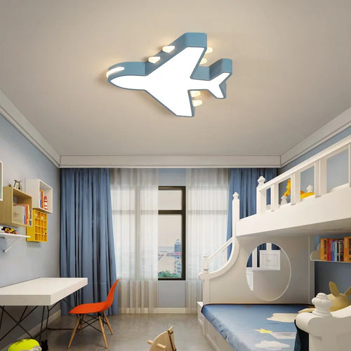 lampe plafond moderne à leds forme avion pour intérieur - vue 2 sur 10