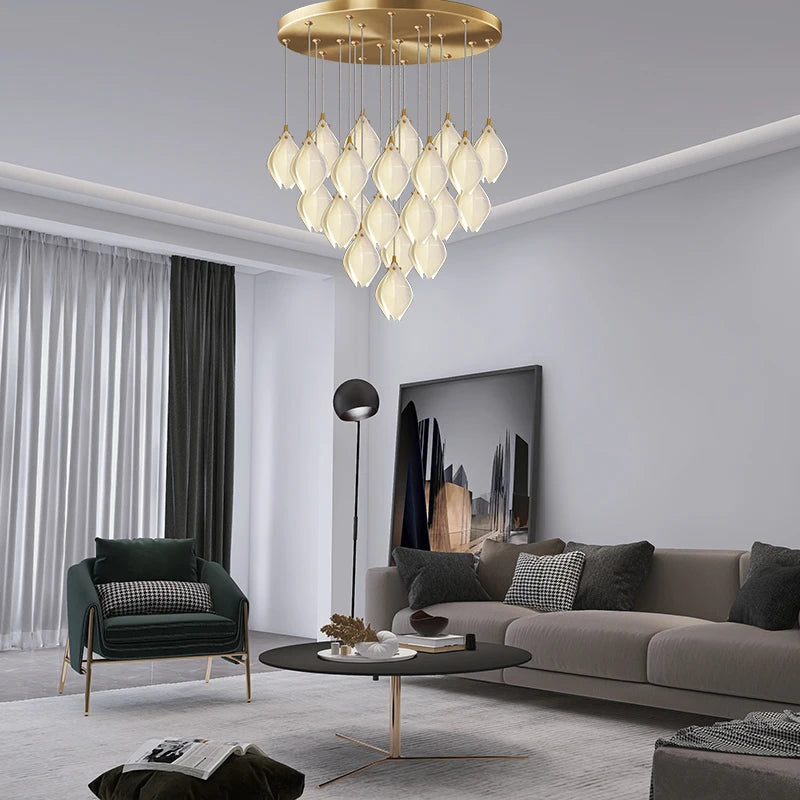 lustre créatif design nordique pour intérieur moderne et élégant - vue 1 sur 14