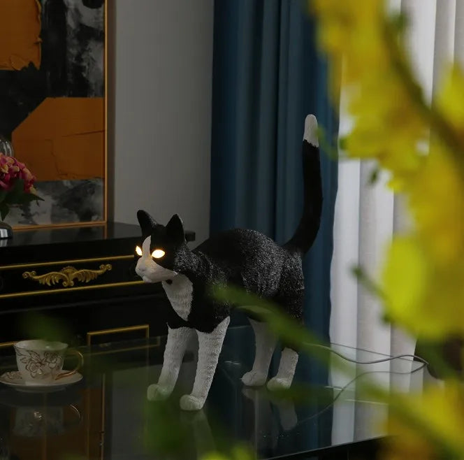 lampe de bureau esthétique en résine pour animaux décorative - vue 4 sur 9
