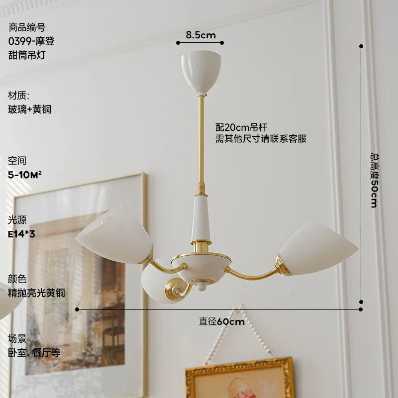 lustre à led moderne design nordique pour intérieur élégant - vue 9 sur 11