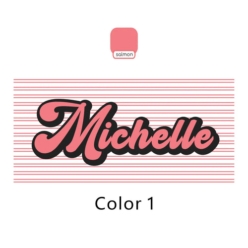 serviette de plage personnalisée rayée style retro