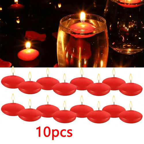 lot de bougies flottantes non parfumées pour toutes occasions romantiques - vue 14 sur 13